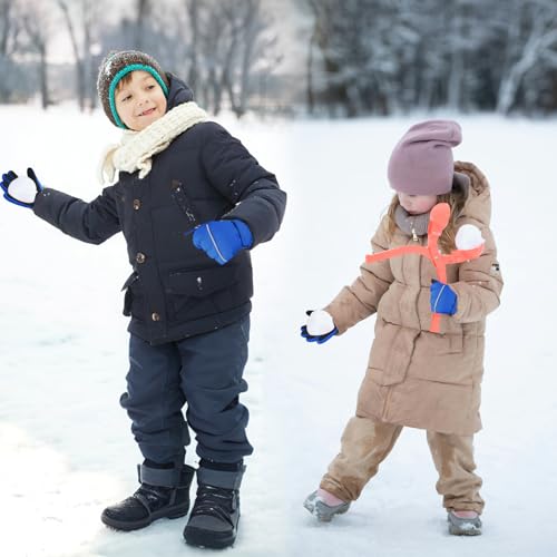Image of Kids Winter Ski Gloves Waterproof Children Girls Boys Fleece Thermal Snowboard Snow Gloves Mittens for Cold Weather