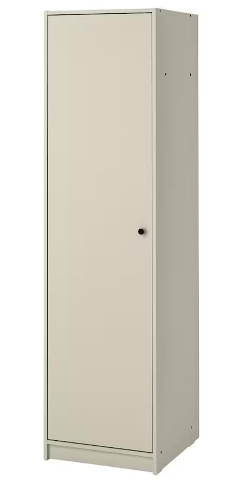 MARIAS KOMMERCE Wood Gursken Wardrobe, Light Beige, 49X55X186 Cm (19 1/2X21 5/8X73 1/8 ")