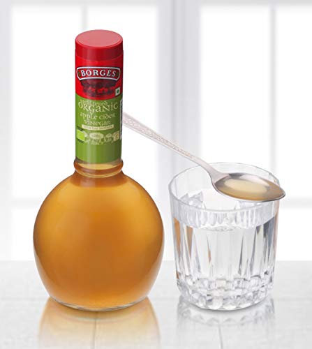 Image of Borges Extra Virgin Olive Oil -1L Glass & Unfiltered Organic Apple Cider Vinegar with Mother, 355ml