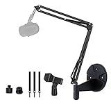 Mic Wall Mount, Microphone Stand Arm Holder compatible with Amazon Basics Condenser Microphone