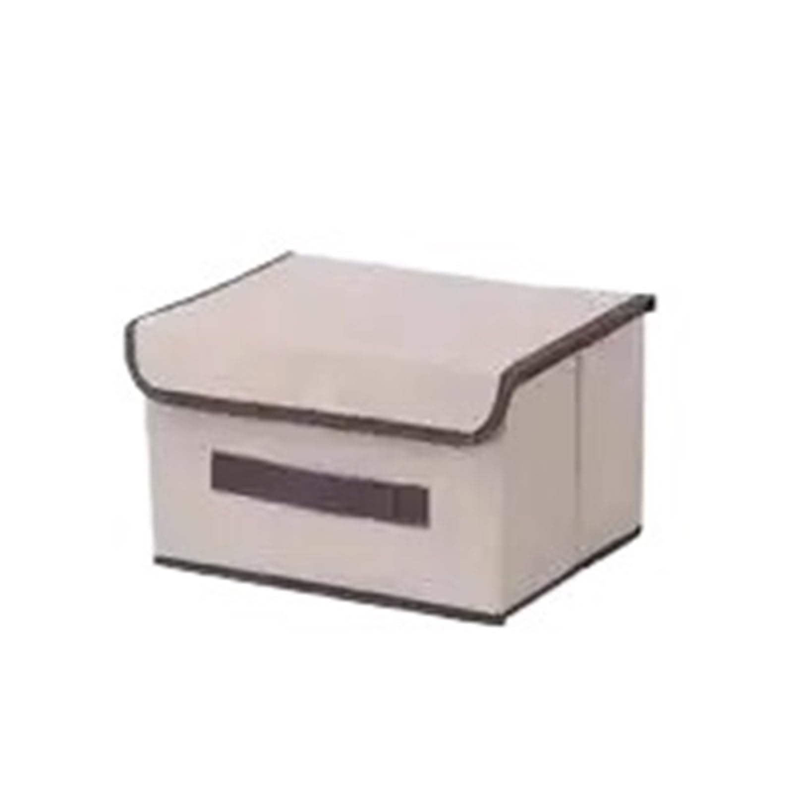 ZHSOAO 4Pcs Non-woven Storage Box, Multi-function Foldable Organizer For Underwear Sundries, Home Clothing & Organi for Clothing Bedding Blankets(Beige,25 * 19 * 16CM)