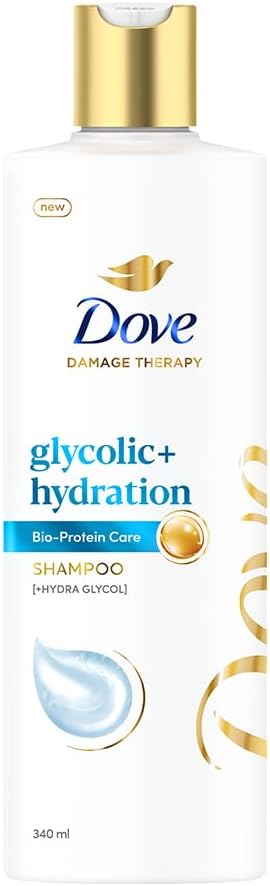 Glycolic + Hydration Shampoo 340 ml with 5% Hydra-Glycol for Upto 100 hours of hydrated, fluid hair.