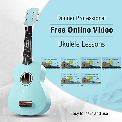 Donner Ukulélé Soprano Débutant Ukulélé Kit pour Adulte 21 pouces avec Sac Sangle Tuner, Anglais Online Leçon, pour les… - Les Beatles, Paul McCartney, John Lennon, RIngo Starr, George Harrison Donner Ukulélé Soprano Débutant Ukulélé Kit pour Adulte 21 pouces avec Sac Sangle Tuner, Anglais Online Leçon, pour les… – Image 6