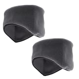 Cabilock Ohrenwärmer Stirnband Schützendes Warmes Haarband Unisex 2 Stück Zufällige Farbe aus Polarfleece Dehnbar und Winddicht für Wintersport und Skifahren