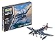 Revell Modellbausatz - Vought F4U-4B Corsair - Authentischer Flugzeugbausatz mit beweglichem Propeller und detailliertem Cockpit für realistischen Modellbau