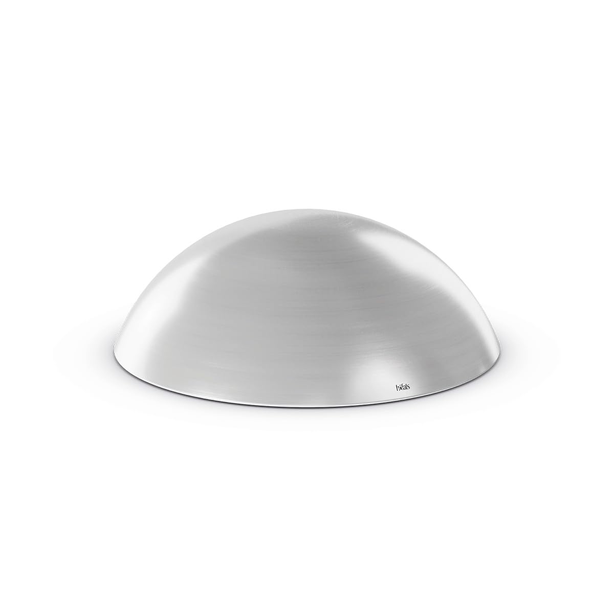 Höfats - Couvercle Moon 45 inox - Housse anti-cendres et étincelles - Courbe pour éviter l'eau - Résistant aux intempéries, robuste, durable - Rond