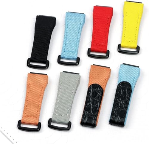 Bracelet Richard Mille 25mm tissu nylon cuir version Spring Bar technique - 4