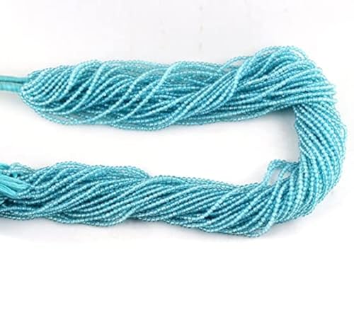 Perles en apatite micro-facettées de 2mm pour la création de bijoux DIY