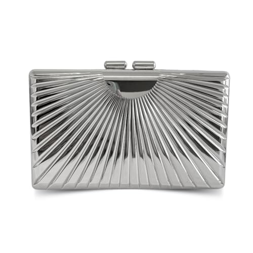 Bolsa Clutch Carteira De Mão Festa Blogueira Ostentação Alane (Prata)