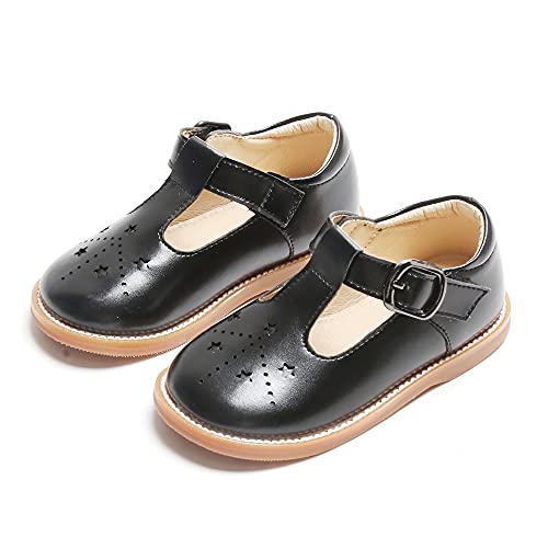 Image of Kiderence Toddler Girl Mary Jane School Uniform Dress Shoes Oxford Flats