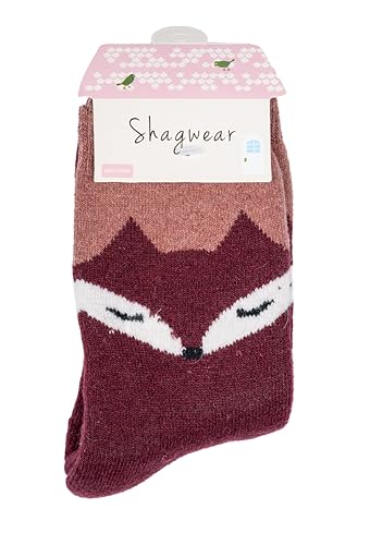 Image of Shag Wear Women's Novelty Angora Socks, Cute Animal Casual Cozy Soft and Warm, 3 Pack