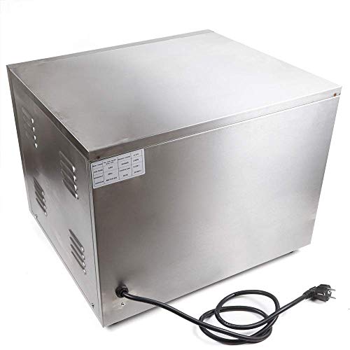 DONNGYZ Electric Pizza Oven Commercial Double Deck Bake Oven Machine Stainless Steel Ceramic Stone Toaster Suitable for Restaurant Kitchen 3000W(US Stock) - Thumbnail 5