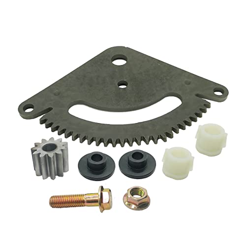 YICHEN NEW SELECTIVE SECTOR GEAR GX20052BLE FIT FOR JOHN DEERE L107 L108 L110 L111 SELECTIVE SECTOR GEAR PINION GEAR w/BUSHINGS