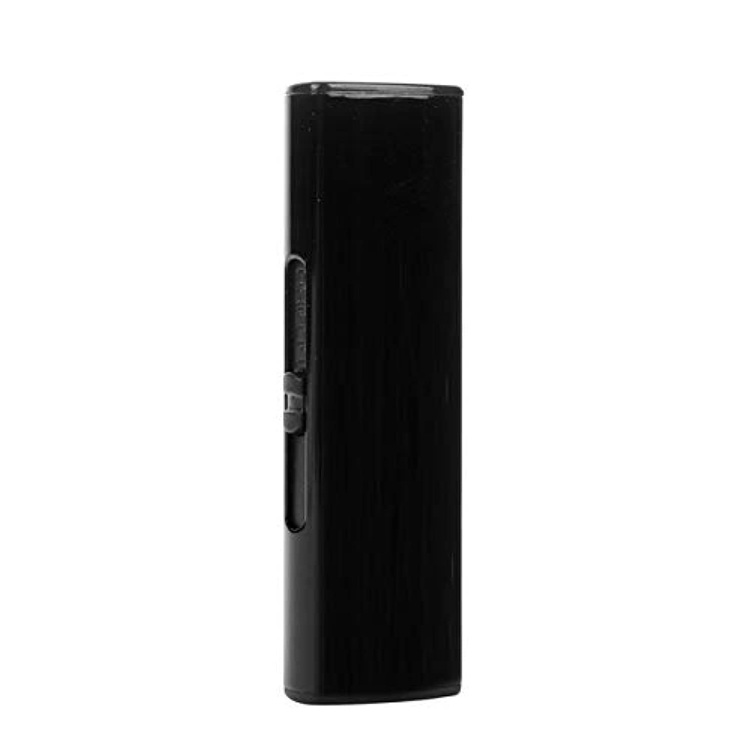 EzzySo Portable USB Rechargeable Windproof Wire Fire Flameless Electronic Charging Cigarette Lighter (Black)