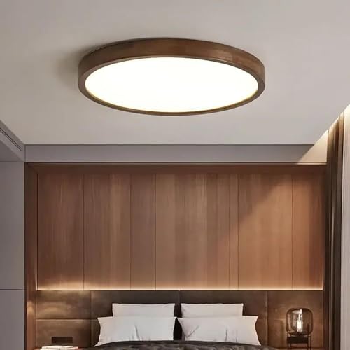 Plafond LED 96W carré en bois moderne de 35,4 pouces pour salon - 3
