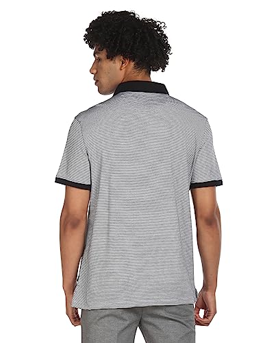 Image of Calvin Klein Men's Liquid Touch Polo Stripe with UV Protection