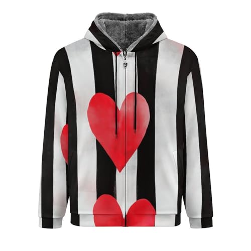 Sweat à capuche en polaire homme veste chaude zippée contre le froid