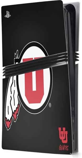 Skinit Decal Gaming Skin Compatible with PS5 Pro Console - Officially Licensed University of Utah Interlocking U Design