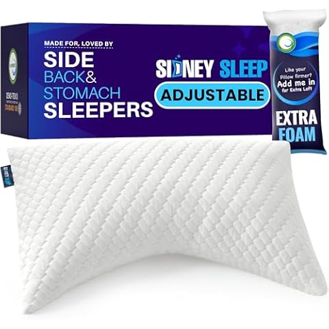 Sidney Sleep Pillow for Neck and Shoulder Pain Relief Cover