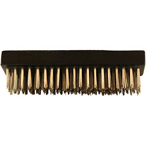Cepillo para parrilla con cerdas de acero inoxidable, pack de 5 miniatura 3