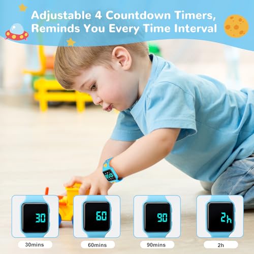 Image of BEN NEVIS Potty Training Watch, Digital Toddler Watch with Countdown /Music /Alarm Clocks /Vibration Reminder and Waterproof, Remind Toddler to Go to The Toilet
