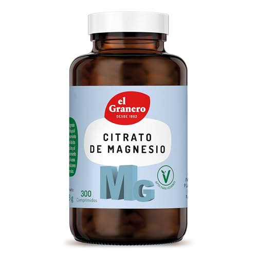 EL GRANERO INTEGRAL - Mg 500-300 Comprimidos - Elaborado a Base de Citrato de Magnesio - Apoyo al Sistema Nervioso y Muscular - Ayuda a Reducir la Fatiga Mental