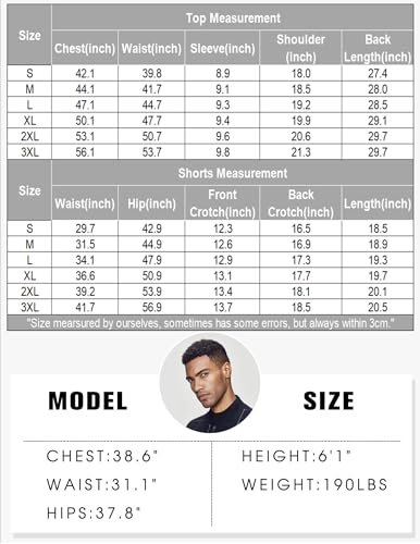 image for COOFANDY Men's Polo Shirt and Shorts Set 2 Piece Outfits Casual Summer