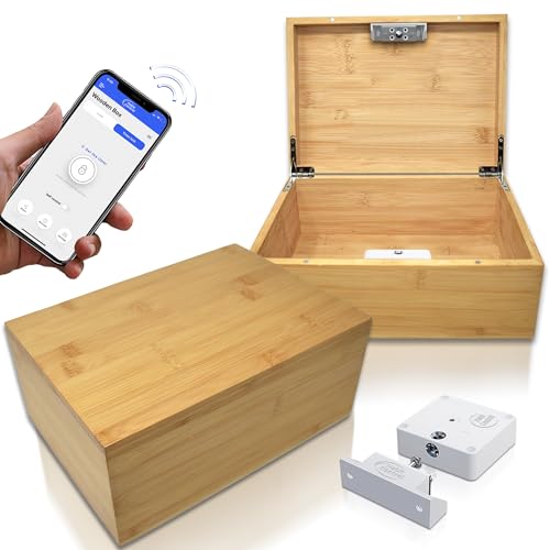 Timed LockBox Habit Control App - Bluetooth Lock Box with Timer to Reduce Screen Time, Unplug from Video Games, Snacks and More - Override & Strict Modes - 366 Days Time Locking Container