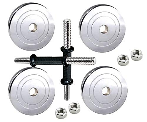BK SPORTS Steel Weight Plates or Dumbbells Weight Plates 3kgx4 Total Weight 12KG and 20MM Weight Lifting Rod Combo for Exercise and Fitness Home Gym (B091YDLBH1) Amazon Price History, Amazon Price Tracker