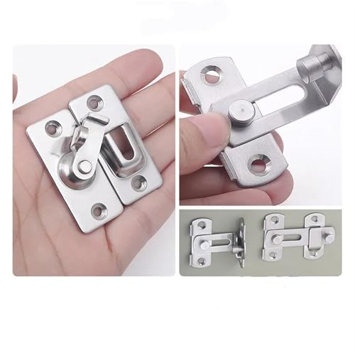 Boucle à angle droit 90° en acier inoxydable 304 pour porte de maison - 6