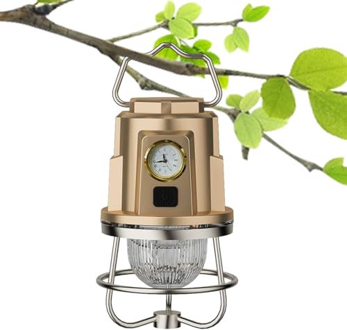 Image of Glaceon Camping Lantern, 1200mAh Powered Rechargeable Lantern Camping, Lantern Searchlight with Hanger & Hook,Emergency Lights for Home, USB Cable (GC-04)