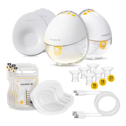 Image of Medela Motion InBra Wearable Breast Pump, Portable Hands-Free Wireless Electric Pump, Highly efficient, Lightweight, Custom fit with Inserts, Rechargeable Battery, Discreet, Quiet, Only 3 Parts