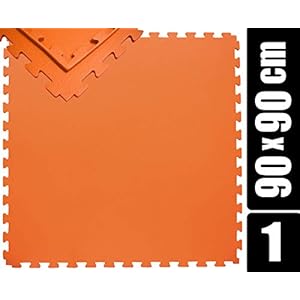EYEPOWER 90×90 trainingsmat – 12 mm vloermat met rand – onderlegmat sportmat gymnastiekmat