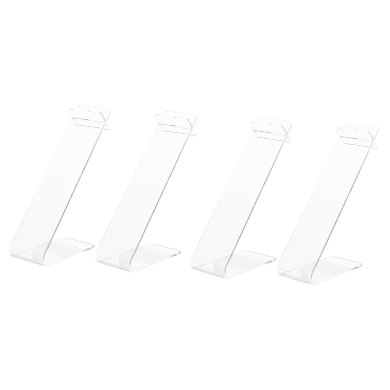PLAFOPE 4 Piezas Zapatería Zapatero Acrílico Zapatero Metalico Estante De Zapatillas Estante De Tacones Altos Soporte De Exhibición De Zapatos Zapatero Transparente Accesorios Casual
