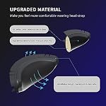 APEXINNO Head Strap for PS VR 2 Accessories – Soft & Comfortable, Anti-Slip Rear Pad, Balanced Weight for Stable Fit