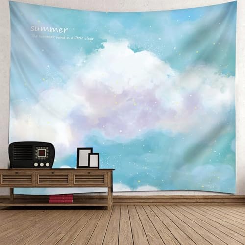 Tapisserie ciel et nuages 130x150 cm pour decoration murale