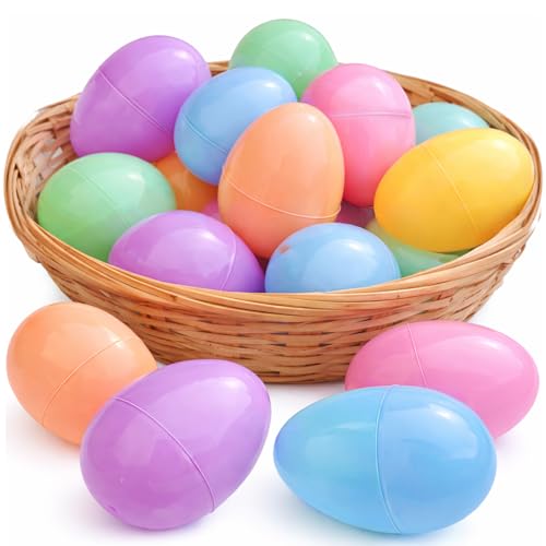 GiftExpress Pastel Color Easter Eggs - 50 Piece Assorted Bulk 2.3