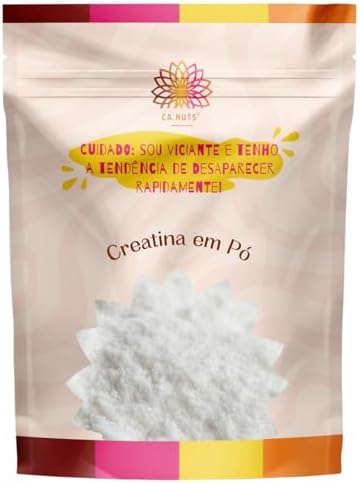 Creatina em pó Pura Importada Monohidratada Ca.Nuts Suplementos (...