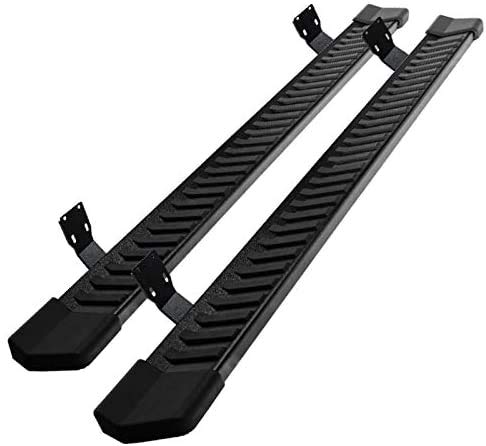 OE Style 6 Inch Side Running Boards Nerf Bars Side Steps Side Bars Fit 1999-2016 Ford F250 F350 Super Duty Extended Cab Pickup 3 4 Size Rear Doors,Off-Road (Black)