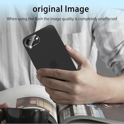 Image of Xmon Back Camera Lens Protector for iPhone 16e (1 Pack) Premium Camera Glass Protector Guard, Anti-Scratch, Ultra-Clear, Easy Installation