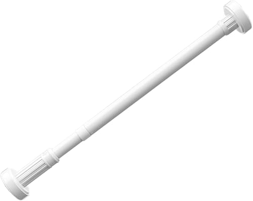 No Drill Support Rod, Heavy Duty Closet Bar, Stainless St…