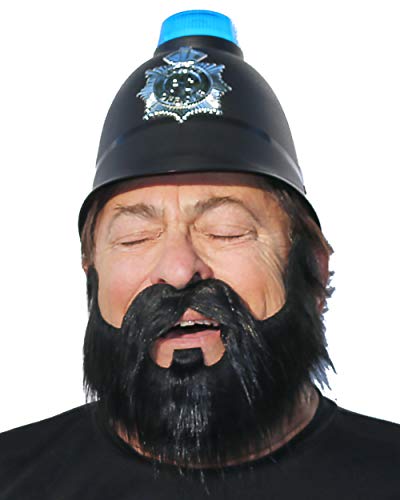 Hipster Beard Costume Self Adhesive False Straggly Facial Hair Beard (Black) #TOP3