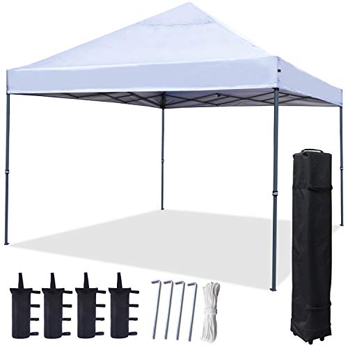 COOSHADE 12X12Ft Large Straight Leg Pop Up Canopy Tent,Instant Sun Protection Shelter,Portable Cool