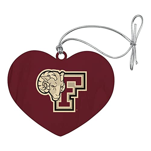 GRAPHICS & MORE Fordham University Primary Logo Heart Love Wood Christmas Tree Holiday Ornament