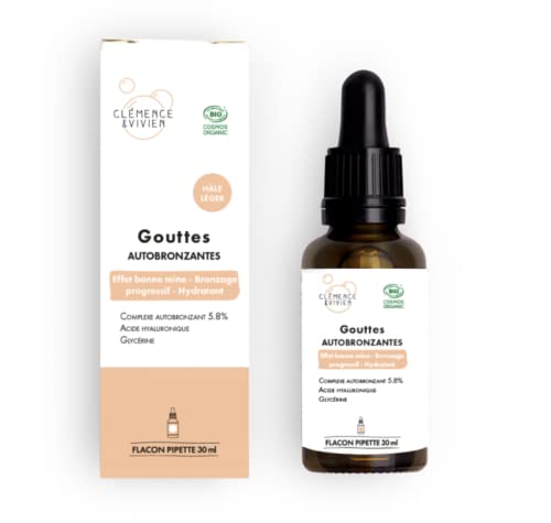 Clémence & Vivien Gouttes autobronzantes hâle léger