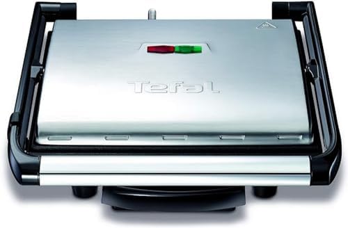 Tefal Gc241D Grill Elektryczny, Tworzywo Sztuczne/Stal Nierdzewna, 2000 W, Wielokolorowy