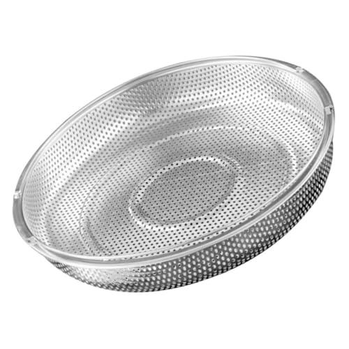 Healifty Cesta para Cocer al Vapor Inoxidable con Asa Insertable Olla Presión Diseño Perforado para Cocción y Lavado Versátil Cocina
