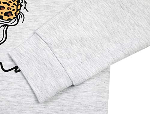 Bangely Mama Shirts Women Funny Mom Sweatshirt Leopard Skull Graphic Tee Casual Long Sleeve Pullover Tops #TOP4