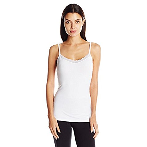 Columbia Women's Cotton Stretch Cami with Elastic Lace