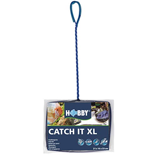 Hobby 60723 Catch it Taglia XL – Rete da Pesca di Alta qualità per acquari, retino in Nylon Nero antistrappo, XL, 79 g - Image 3